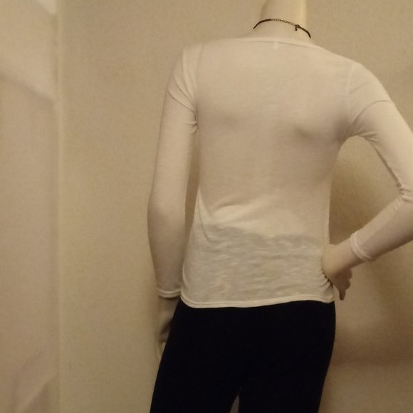 Zip up or Down White Top - Picture 6 of 14